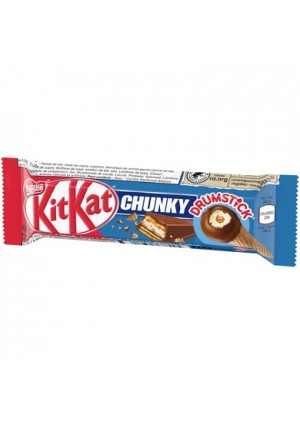 Tablette De Chocolat KitKat Chunky Par Nestlé - Saveur Drumstick 48G